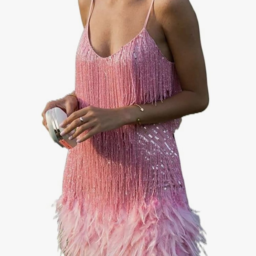 Pink Sparkle Mini Dress *Eras Tour*